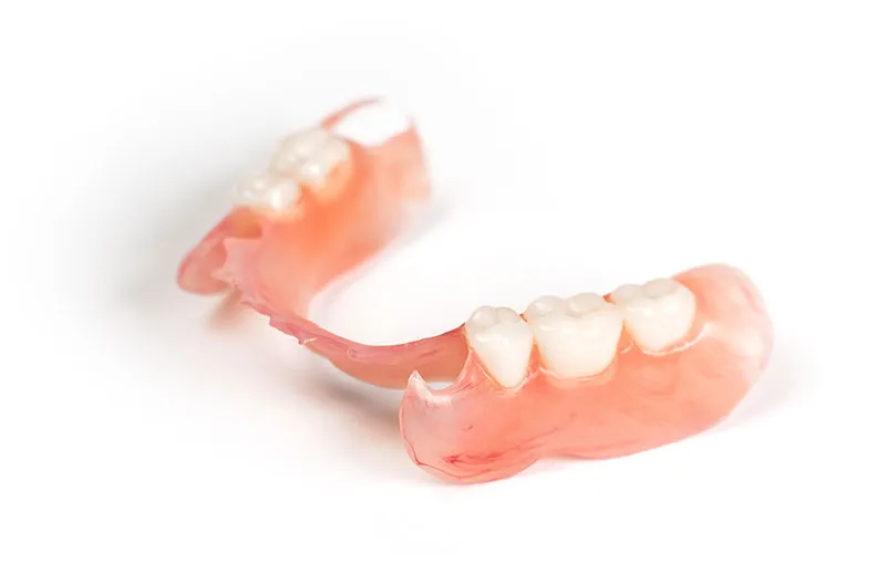 partial dentures inner thumb